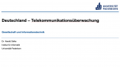 thumbnail of medium Deutschland – Telekommunikationsüberwachung