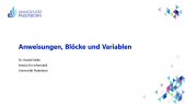 thumbnail of medium EIG: Anweisungen, Blöcke und Variablen