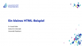 thumbnail of medium EIG: Ein kleines HTML-Beispiel
