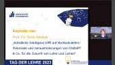 thumbnail of medium Prof. Dr. Doris Weßels (FH Kiel): "Künstliche Intelligenz trifft auf Hochschullehre"