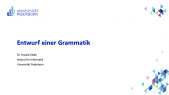 thumbnail of medium EIG: Entwurf einer Grammatik