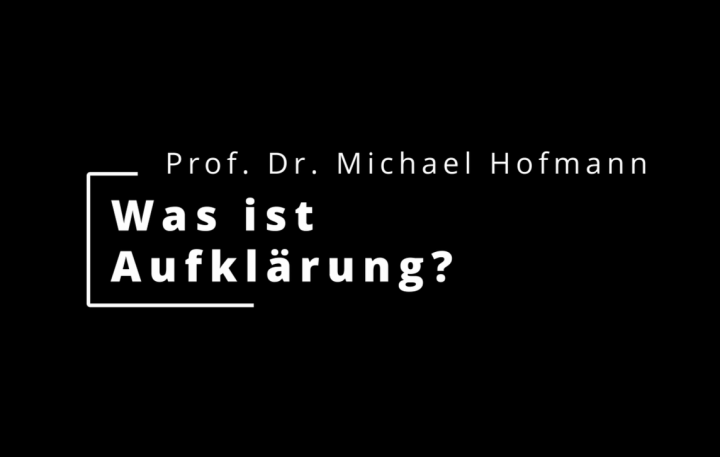 Teil 1: Was ist Aufklärung? - Prof. Dr. Michael Hofmann - Teil 1 Literaturgeschichte - INDIGO - Studium und Lehre - Kategorien - Videoportal der Uni Paderborn