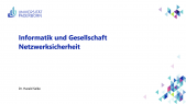 thumbnail of medium IuG: Netzwerksicherheit