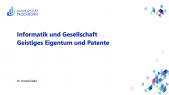 thumbnail of medium EIG: Geistiges Eigentum und Patente