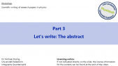 thumbnail of medium Scientific writing in physics - Let's write: The abstract